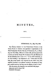 Cover of: Minutes