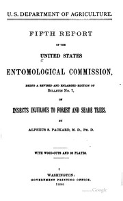 Cover of: Report of the United States Entomological Commission for the Years ...