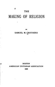 Cover of: The making of religion