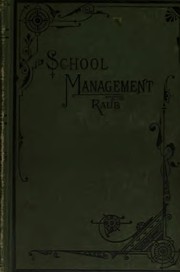 Cover of: School management by Raub, Albert N.