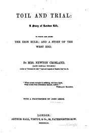 Cover of: Toil and trial by Crosland, Newton Mrs.