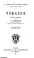 Cover of: Virgile