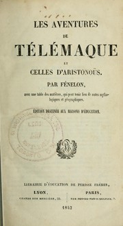 Cover of: Les Aventures de Télémaque et celles d'Aristonoüs