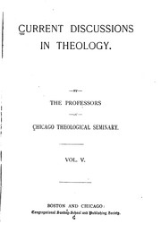 Cover of: Current Discussions in Theology by Chicago Theological Seminary