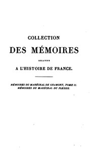 Cover of: Collection des mémoires relatifs à l'histoire de France depuis l'avénement de Henri IV jusqu'à ...