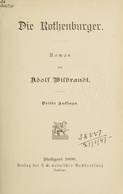 Cover of: Die Rothenburger: Roman