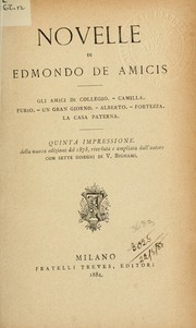 Cover of: Novelle: della nuova edizione del 1878, riveduta e ampliata dall' autore