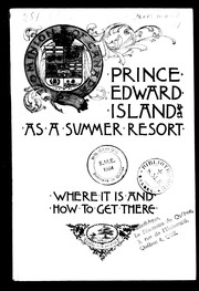 Prince Edward Island as a summer resort