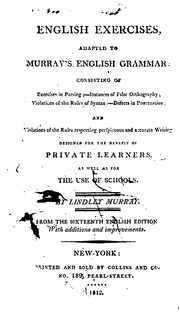 Cover of: English exercises adapted to Murray's English grammar by Lindley Murray