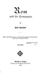 Cover of: Rom und die Campagna by Otto Kaemmel