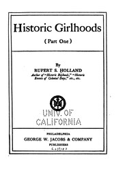 Cover of: Historic girlhoods by Rupert Sargent Holland