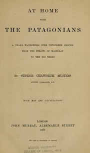 Cover of: At home with the Patagonians by George Chaworth Musters