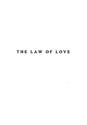 Cover of: The Law of Love: Being Fantasies of Science and Sentiment Inked Into English to Cheer Up the ...
