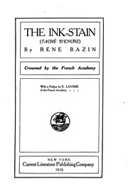 Cover of: The Ink-stain (Taché D'encre)