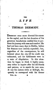 Cover of: The life of Thomas Dermody: interspersed with pieces of original poetry by James Grant Raymond