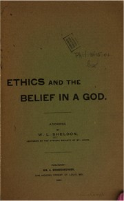 Cover of: Ethics and the belief in a God.