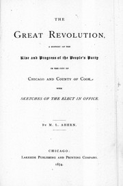 Cover of: The great revolution | M. L. Ahern