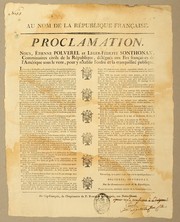 Cover of: Au nom de la République française. Proclamation