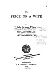 Cover of: The Price of a Wife