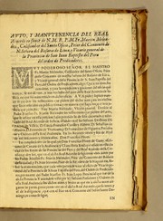 Cover of: Auto, y manutenencia del Real Acuerdo en fauor de N.M.R.P.M. Fr. Martin Melendez: calificador del Santo Oficio, prior del Conuento de N. Señora del Rosario de Lima, y vicario general de la Prouincia de San Iuan Baptista del Peru del Orden de Predicadores