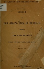 Cover of: Nicaragua and General Walker