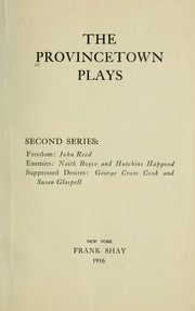 Cover of: The Provincetown plays
