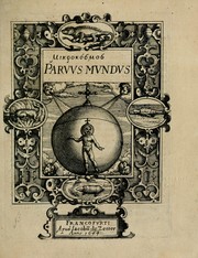 Cover of: [Mikrokosmos]: Paruus mundus