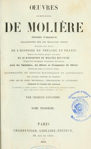 Cover of: Oeuvres complètes de Molière by Molière