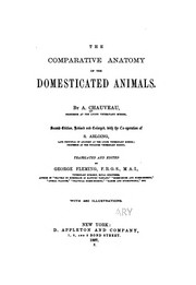 Cover of: The Comparative anatomy of the domesticated animals