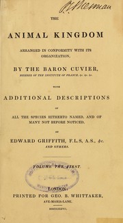 Cover of: The class Mammalia by Baron Georges Cuvier