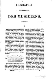 Cover of: Biographie universelle des musiciens et bibliographie générale de la musique by François-Joseph Fétis