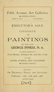 Cover of: Executor's sale