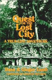 Quest for the lost city by Dana Lamb