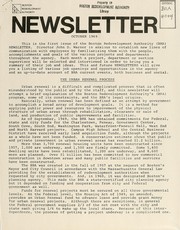 Cover of: Newsletter, October 1969