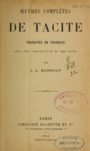 Cover of: Oeuvres complètes