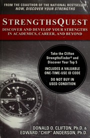 Cover of: StrengthsQuest by Donald O. Clifton