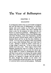 Cover of: The vicar of Bullhampton by Anthony Trollope