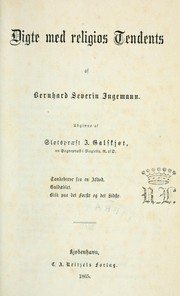 Cover of: Digte med religiøs tendents