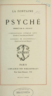 Cover of: Psyché