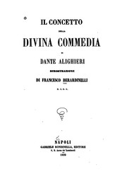 Cover of: Il concetto della Divina commedia di Dante Alighieri