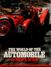 Cover of: The world of the automobile.