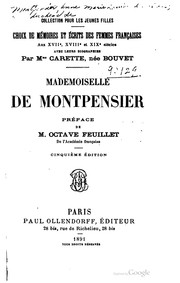 Cover of: Madomoiselle de Montpensier