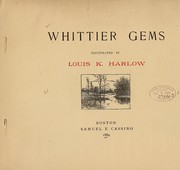 Cover of: Whittier gems.