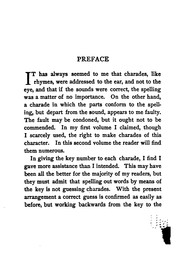 Cover of: A second century of charades by Bellamy, William, Bellamy, William