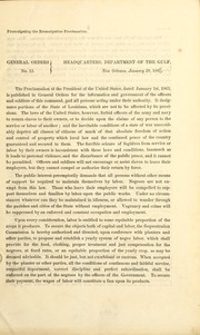 Cover of: General orders