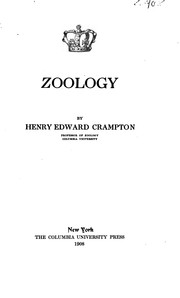 Cover of: Zoology: A Lecture Delivered at Columbia University in the Series on Science ... by Henry Edward Crampton