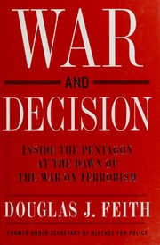Cover of: War and decision: inside the Pentagon at the dawn of the War on terrorism