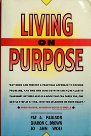 Cover of: Living on purpose