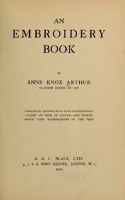 Cover of: An embroidery book