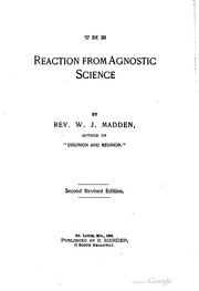 Cover of: The reaction from agnostic science